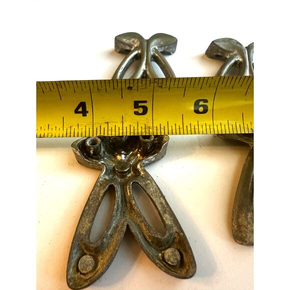 Mid Century Bow Shaped Knobs - Set of 4 - Two Hole 7/8" Center to Center - Picture 5 of 5